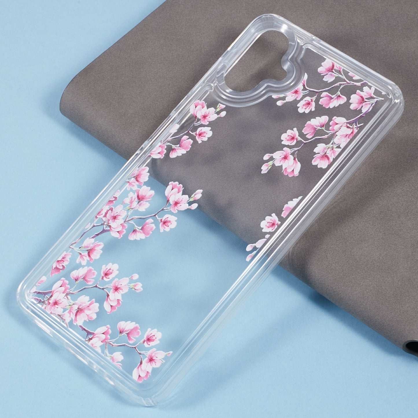 For Samsung Galaxy A06 Case TPU Flower Printing Pattern Air Cushion Design Protective Cover - KS3