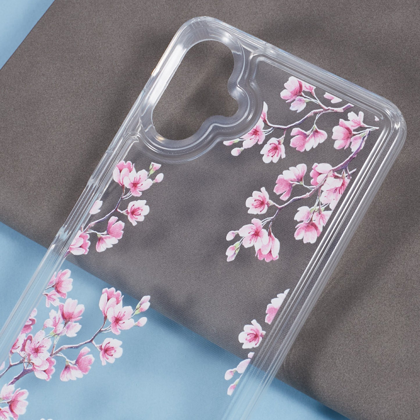 For Samsung Galaxy A06 Case TPU Flower Printing Pattern Air Cushion Design Protective Cover - KS3