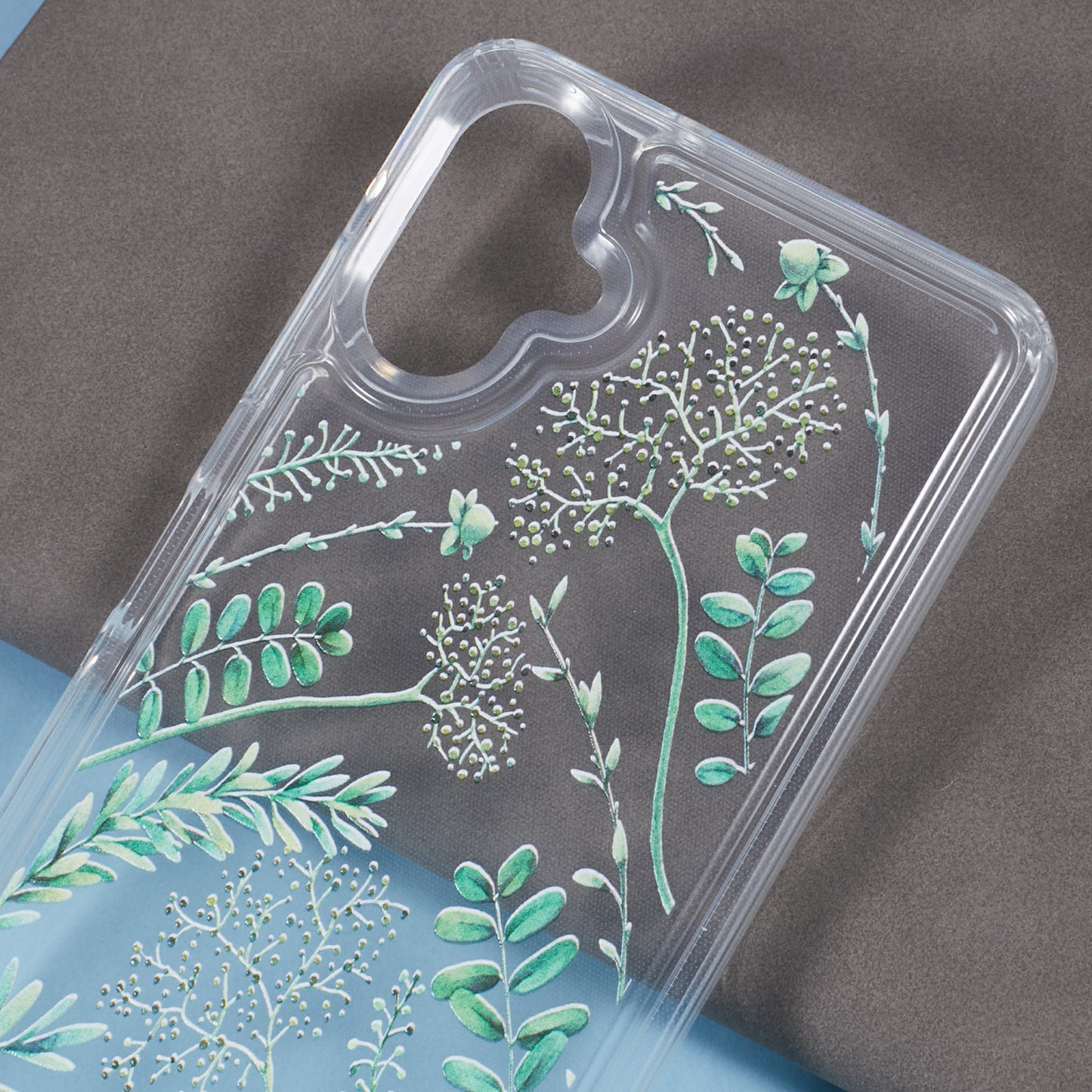 For Samsung Galaxy A06 Case TPU Flower Printing Pattern Air Cushion Design Protective Cover - KS6