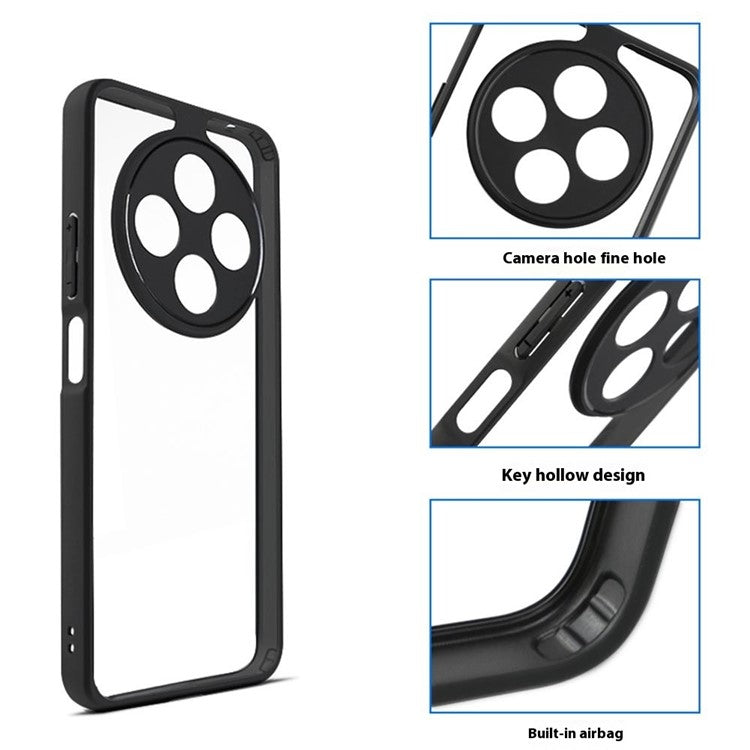 For Xiaomi Poco C75 4G / Redmi 14R 5G / 14C 4G Case Shockproof PC+TPU Clear Back Phone Cover