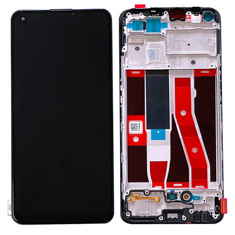 For Oppo A94 4G / Reno5 Lite Grade S OEM Disassembly AMOLED Screen and Digitizer Assembly + Frame Replacement Part (Without Logo)