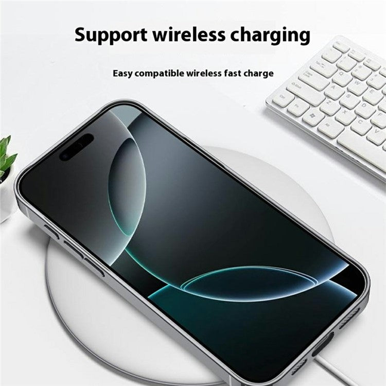 GKK For iPhone 16 Pro Case Compatible with MagSafe Anti-Scratch PC+TPU+PU Phone Cover - Carbon Fiber Texture