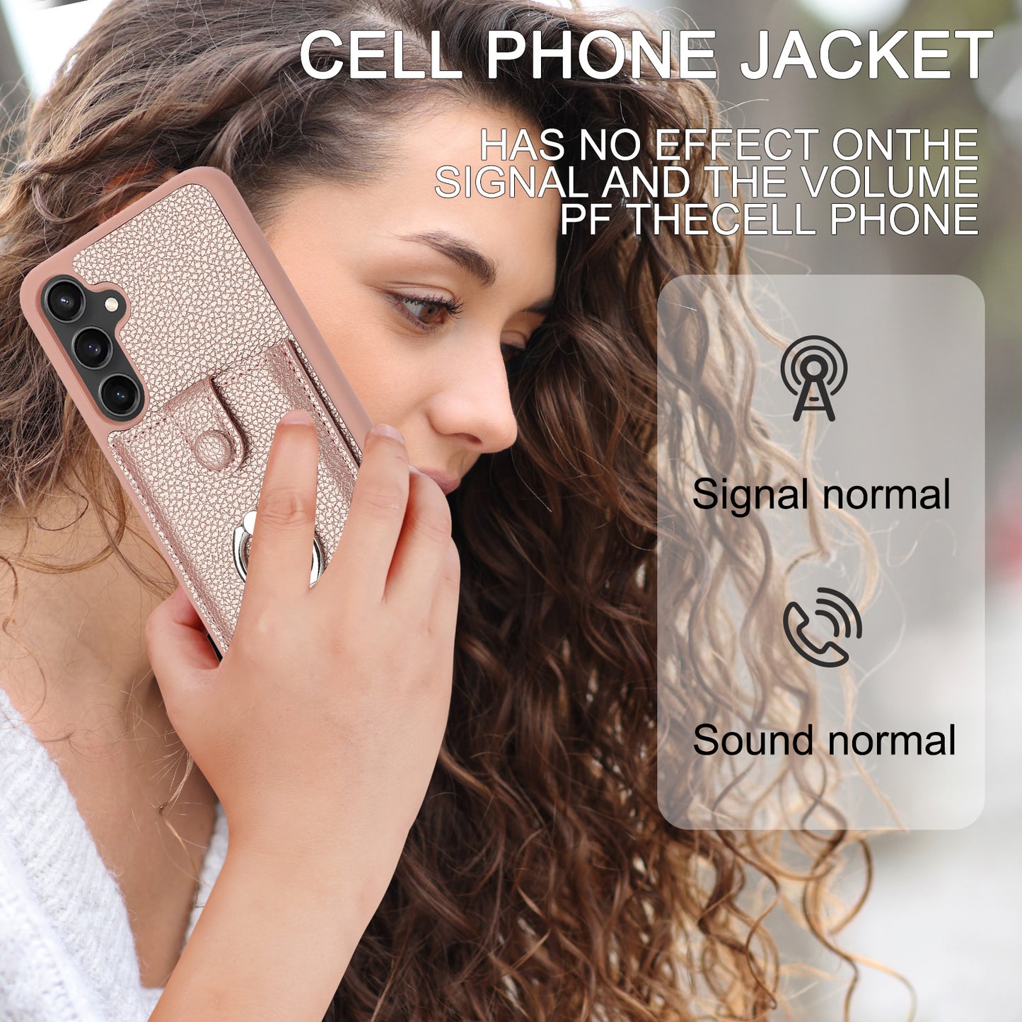 For Samsung Galaxy A16 5G / A16 4G Case Drawing Type Card Slots Litchi Texture Leather Back Cover with Ring Kickstand - Black