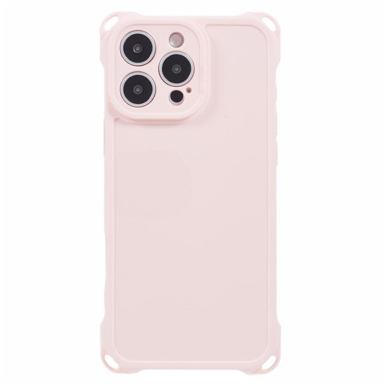 For iPhone 16 Pro Case Reinforced Corner Protection TPU Phone Cover - Pink