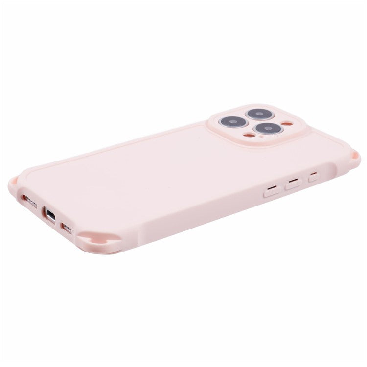 For iPhone 16 Pro Case Reinforced Corner Protection TPU Phone Cover - Pink