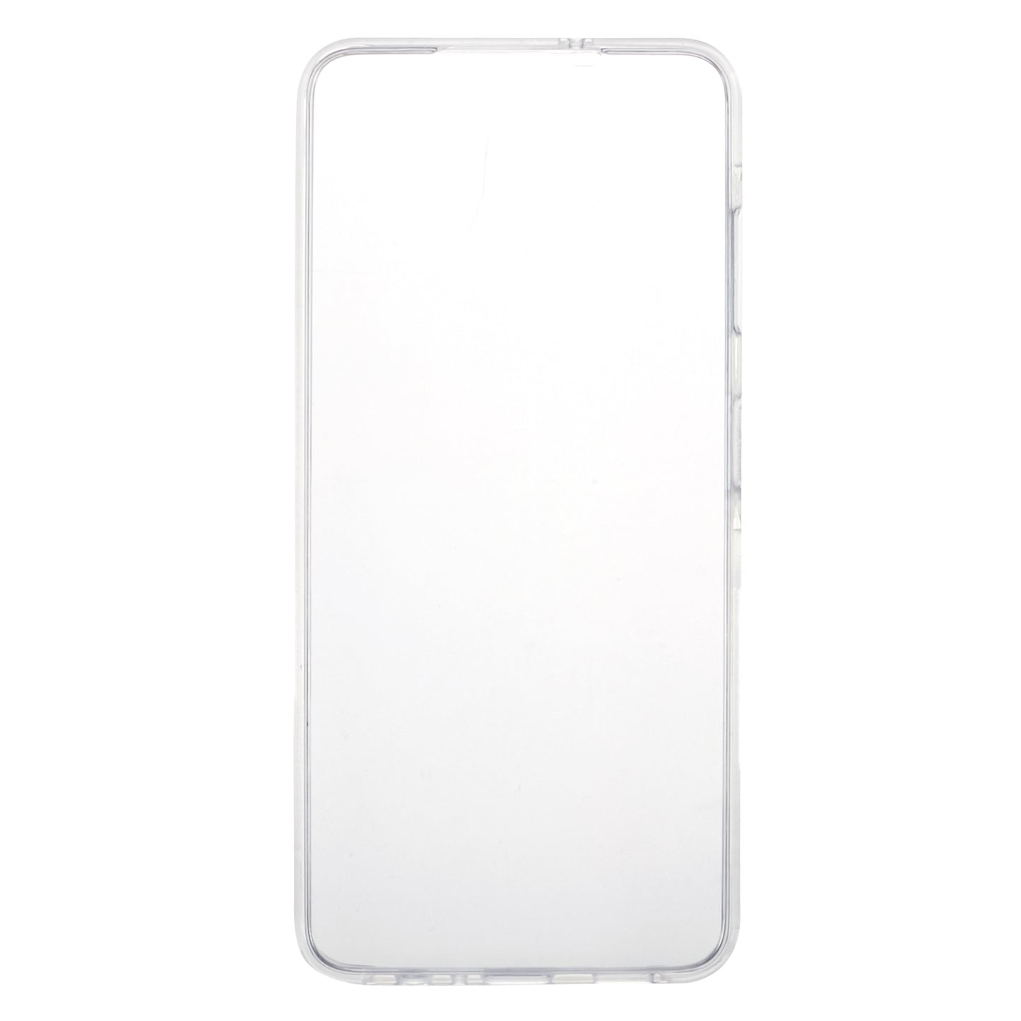 For Samsung Galaxy A06 Case TPU Frame Clear Acrylic Back Phone Cover with PET Film