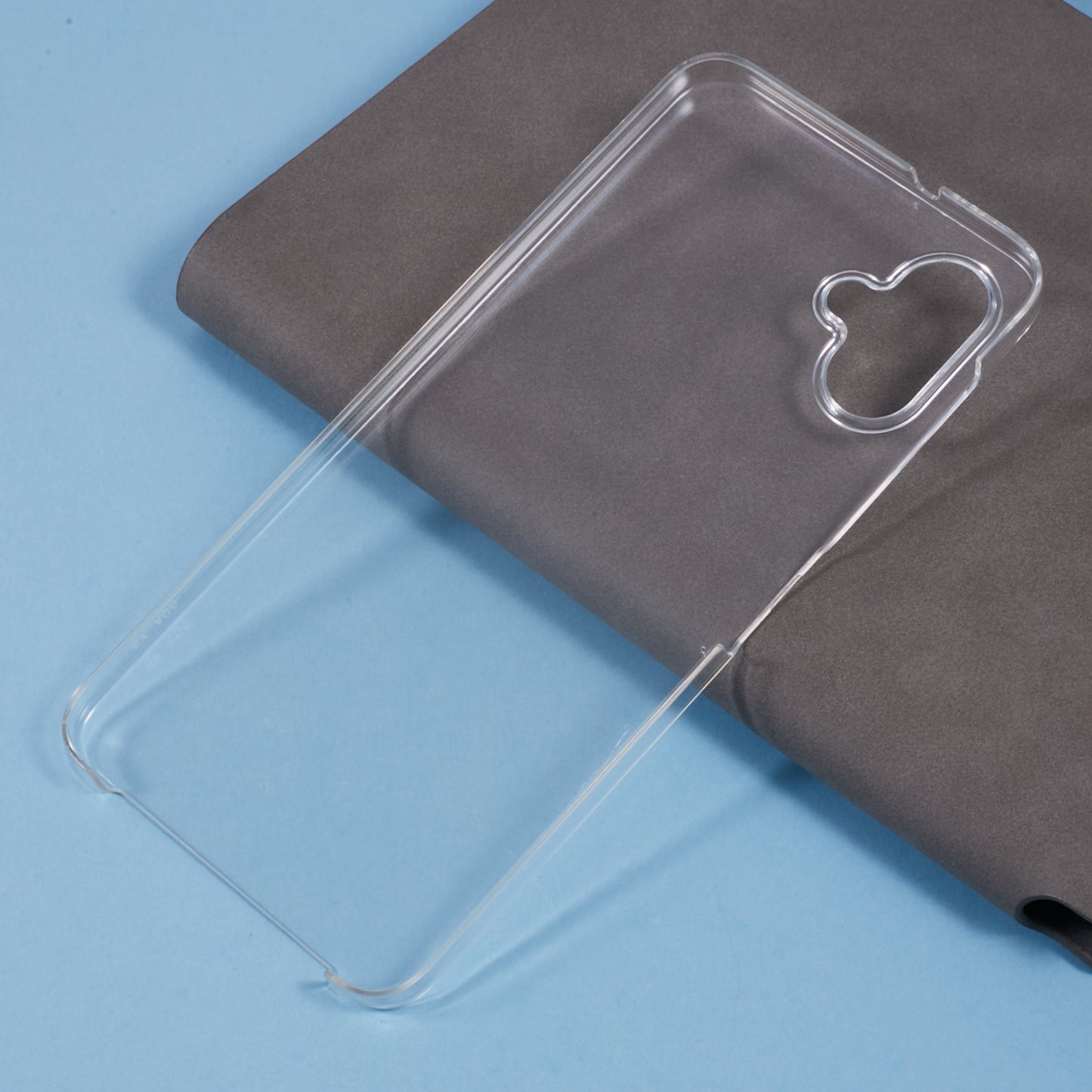 For Samsung Galaxy A06 Case TPU Frame Clear Acrylic Back Phone Cover with PET Film