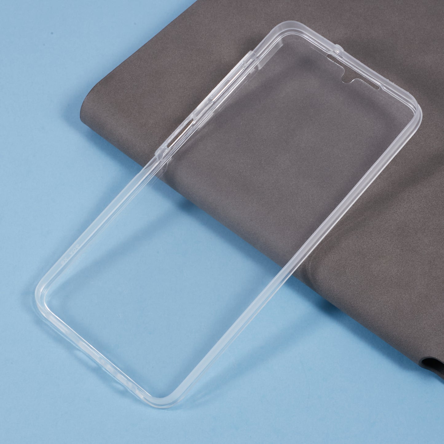 For Samsung Galaxy A06 Case TPU Frame Clear Acrylic Back Phone Cover with PET Film