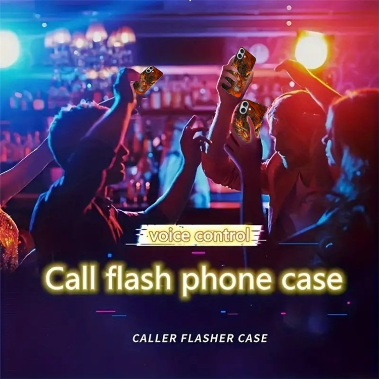 For iPhone 16 Plus Case Call Flash Series Pattern Printing Tempered Glass + TPU Combo Phone Case - Red Fire Dragon