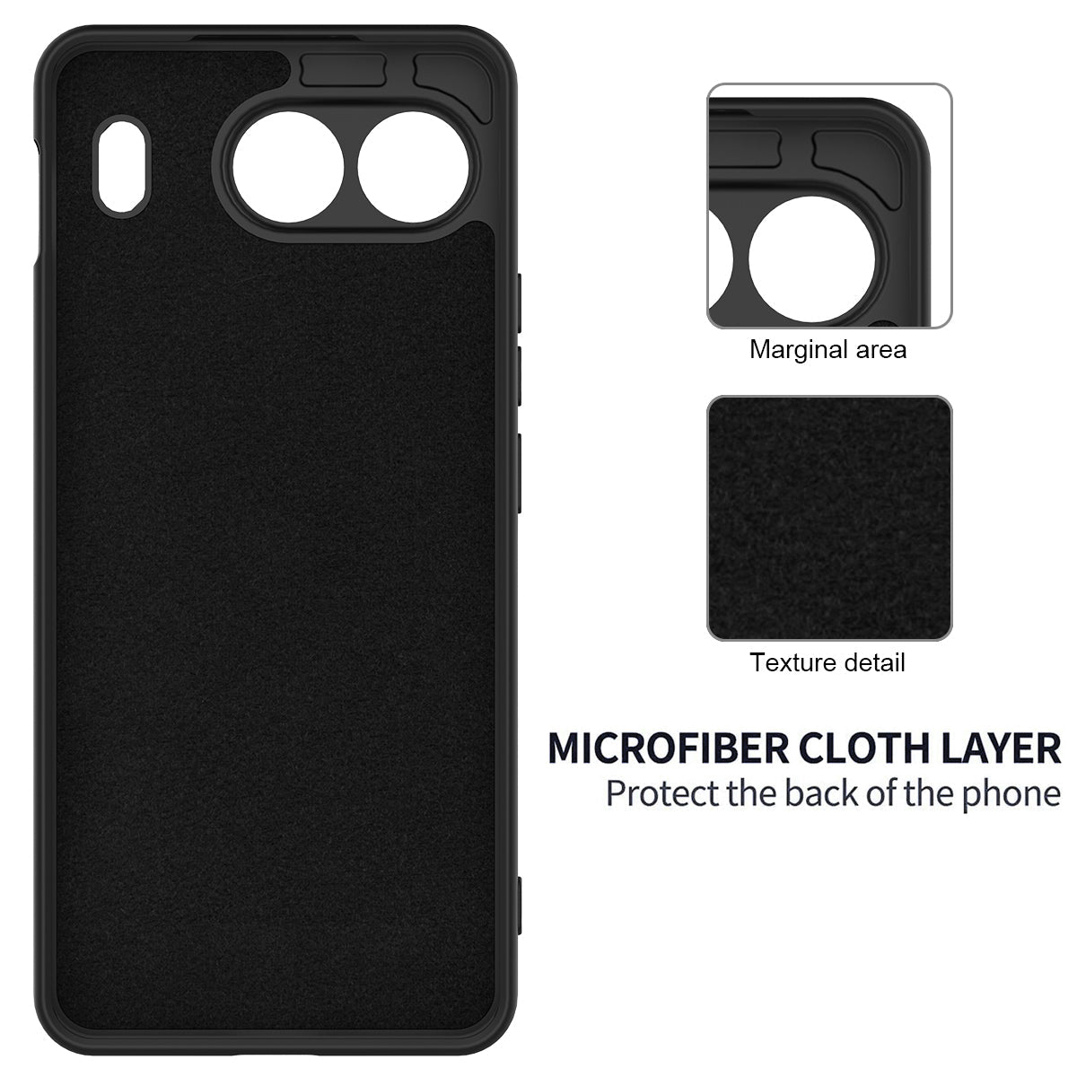 For OnePlus Nord 4 Case Liquid Silicone Anti-Scratch Phone Cover with Hand Strap - Black