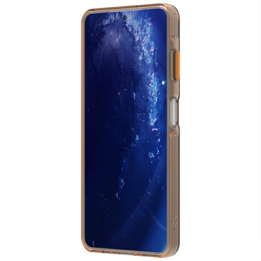 Candy Series For Samsung Galaxy A06 Case Compatible with MagSafe PC+TPU+PET Anti-Drop Phone Cover - Orange