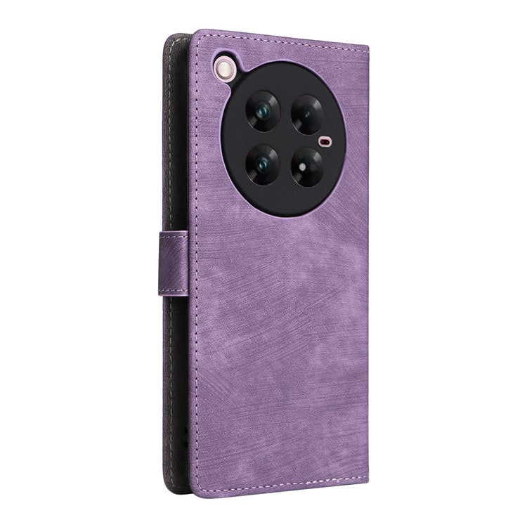 For Infinix Zero 40 5G X6861 Wallet Case RFID Blocking PU Leather Cover Stand View - Purple