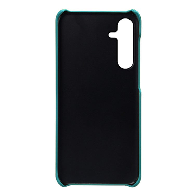 For Samsung Galaxy M35 5G Case Dual Card Slots PU Leather + Hard PC Phone Cover - Green