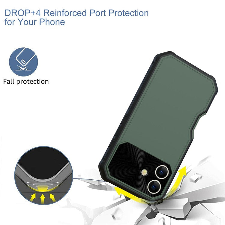 GW24 For iPhone 16 Case Compatible with MagSafe Drop-Proof TPU+PC Phone Protector - Army Green