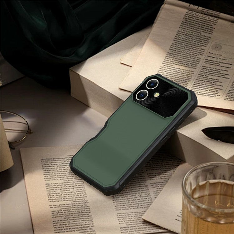 GW24 For iPhone 16 Case Compatible with MagSafe Drop-Proof TPU+PC Phone Protector - Army Green