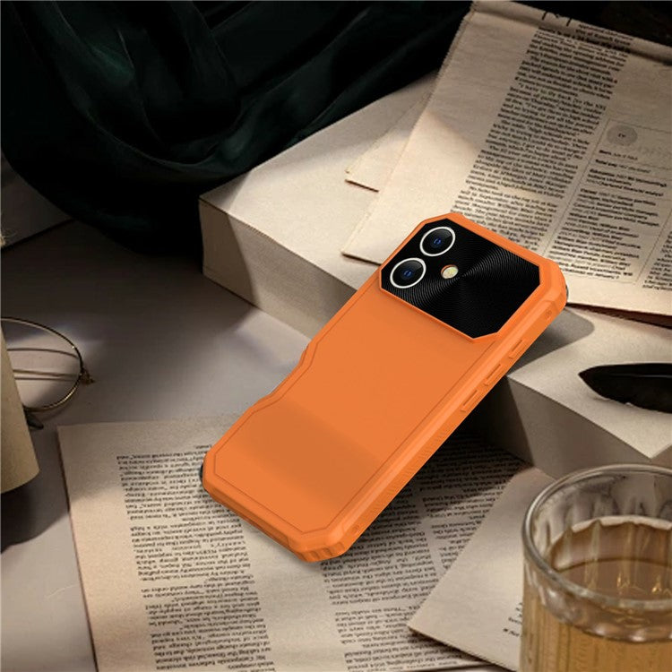 GW24 For iPhone 16 Plus Case Compatible with MagSafe Drop-Proof TPU+PC Phone Protector - Orange