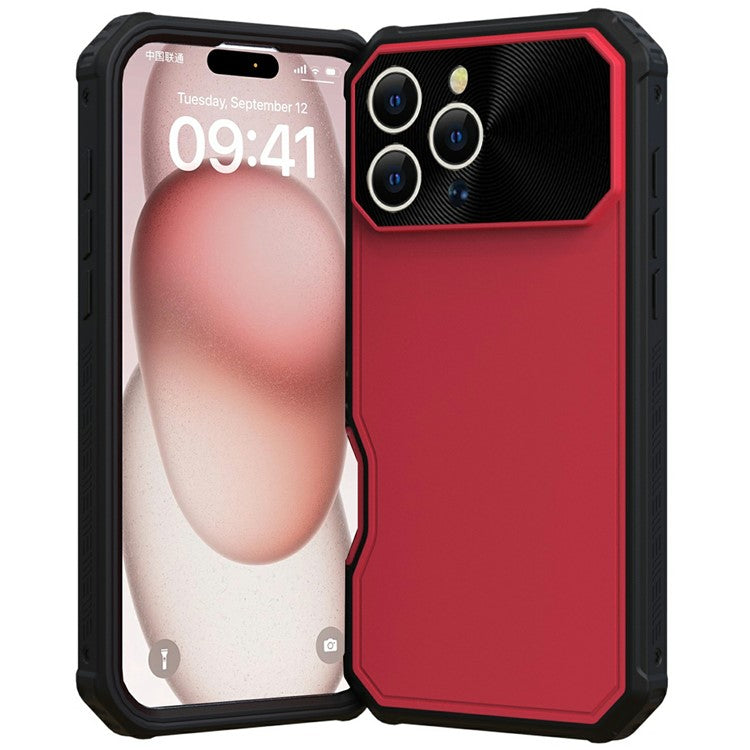 GW24 For iPhone 16 Pro Case Compatible with MagSafe Drop-Proof TPU+PC Phone Protector - Red