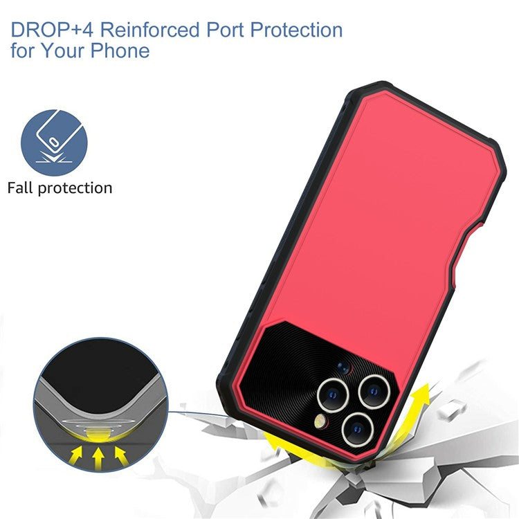 GW24 For iPhone 16 Pro Case Compatible with MagSafe Drop-Proof TPU+PC Phone Protector - Red