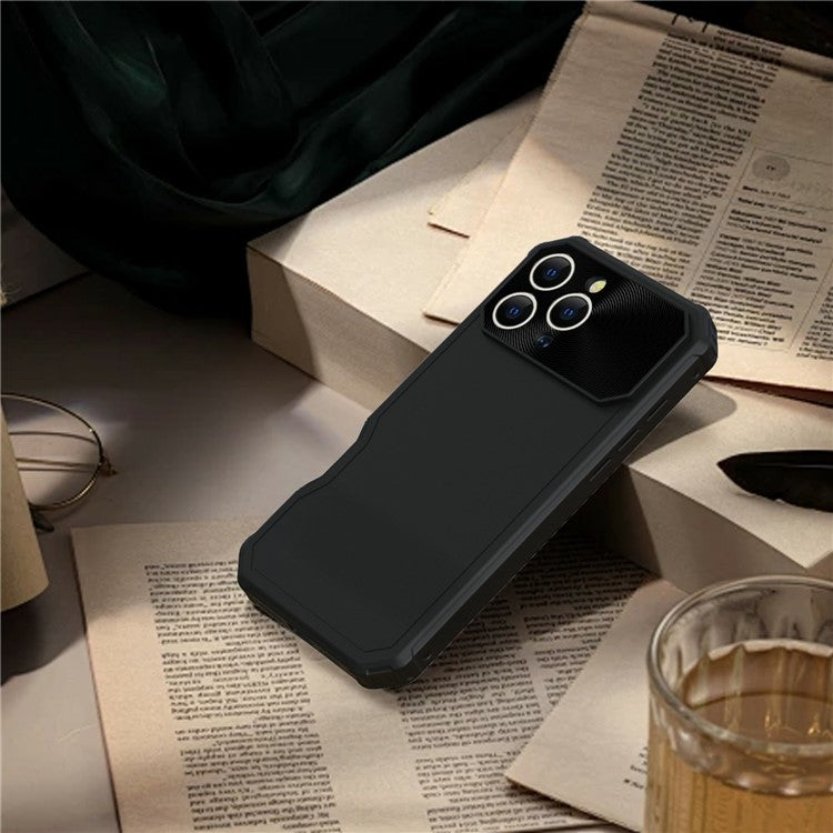 GW24 For iPhone 16 Pro Case Compatible with MagSafe Drop-Proof TPU+PC Phone Protector - Black