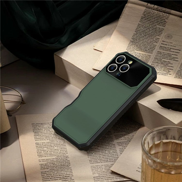 GW24 For iPhone 16 Pro Case Compatible with MagSafe Drop-Proof TPU+PC Phone Protector - Army Green