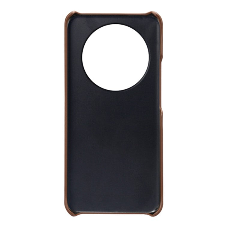 For Huawei Maimang 30 5G Case Dual Card Slots PU Leather + Hard PC Phone Cover - Brown