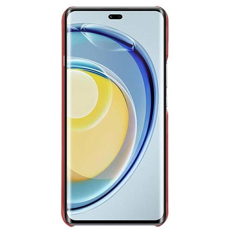 For Huawei Maimang 30 5G Case Calf Texture PU Leather Hard PC Protective Phone Cover - Red
