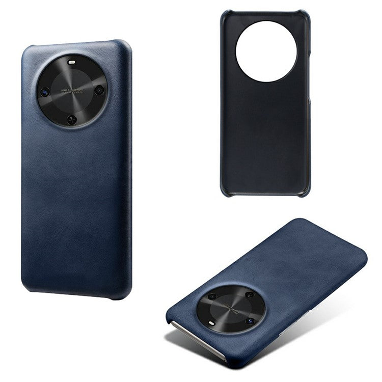 For Huawei Maimang 30 5G Case Calf Texture PU Leather Hard PC Protective Phone Cover - Blue