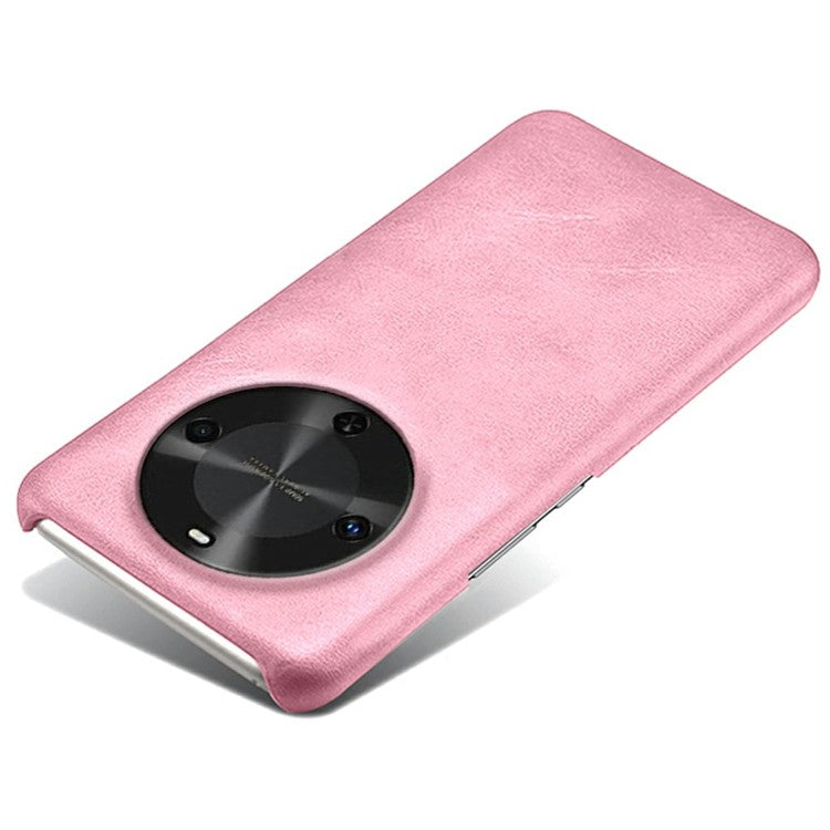 For Huawei Maimang 30 5G Case Calf Texture PU Leather Hard PC Protective Phone Cover - Rose Gold