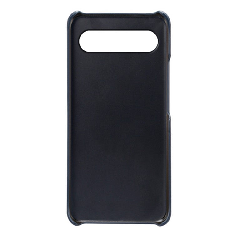 For OnePlus Nord 4 Case Dual Card Slots PU Leather + Hard PC Phone Cover - Blue