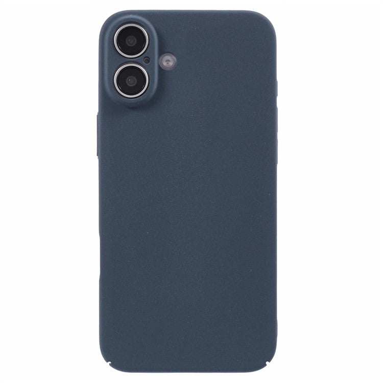 For iPhone 16 Plus Case Matte Hard PC Ultra-Slim Cell Phone Cover - Dark Grey