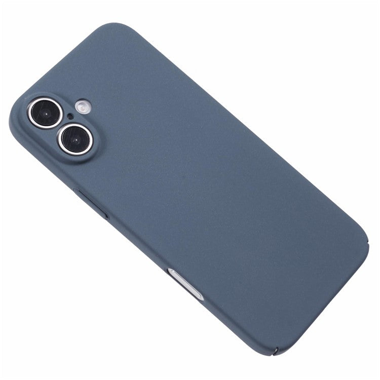 For iPhone 16 Plus Case Matte Hard PC Ultra-Slim Cell Phone Cover - Dark Grey