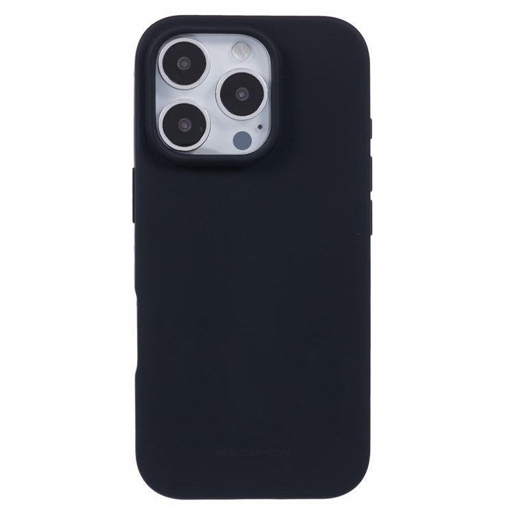 MERCURY GOOSPERY SOFT FEELING Series for iPhone 16 Pro Case Matte Finish TPU Phone Cover - Black