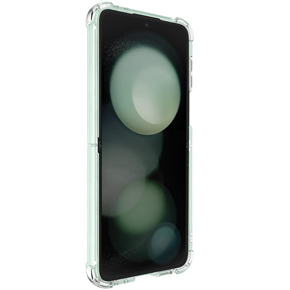 IMAK For Samsung Galaxy Z Flip7 FE 5G / Z Flip6 5G Clear Case Compatible with MagSafe Shockproof PC+TPU Phone Cover