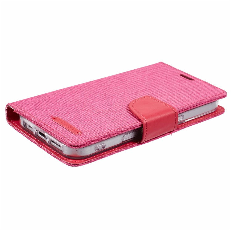 MERCURY GOOSPERY For iPhone 16 Pro Case PU Leather Wallet Phone Cover - Purple