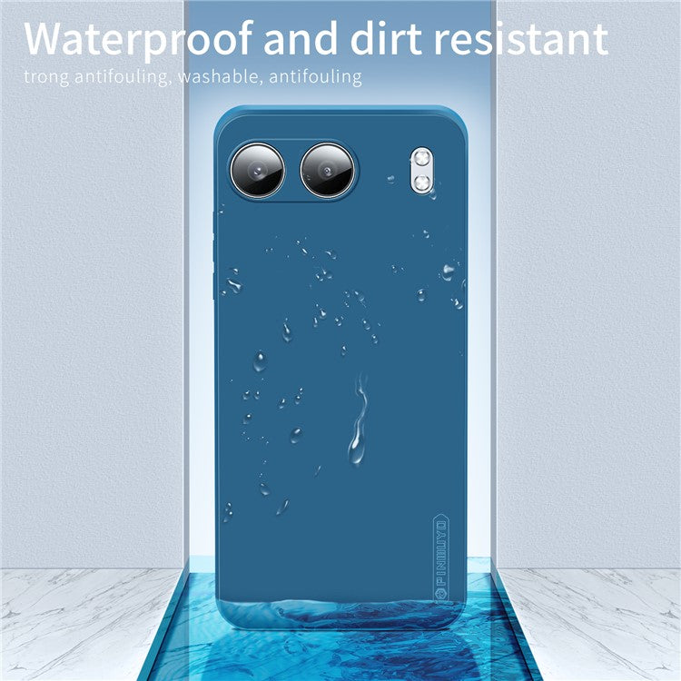 PINWUYO JK Touching Series For OnePlus Nord 4 Case Silky Touch Soft TPU Phone Back Cover - Black