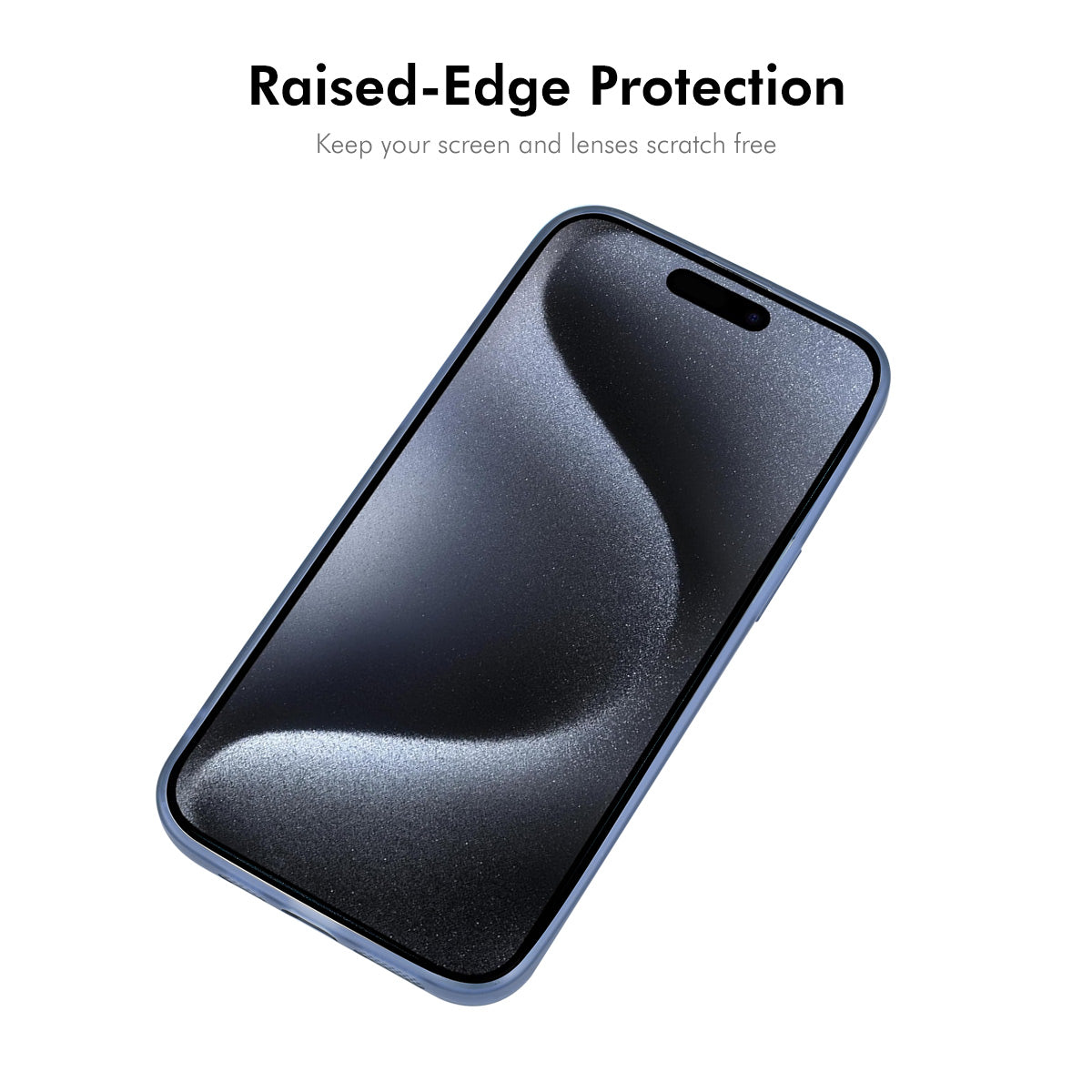 For iPhone 16 Plus ENKAY HAT PRINCE Case Matte TPU Phone Cover with Lens Film - Blue