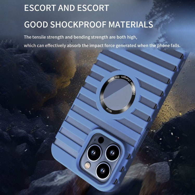 For iPhone 16 Pro Case Compatible with Magsafe Heat Dissipation Drop-Proof PC Phone Cover - Pink