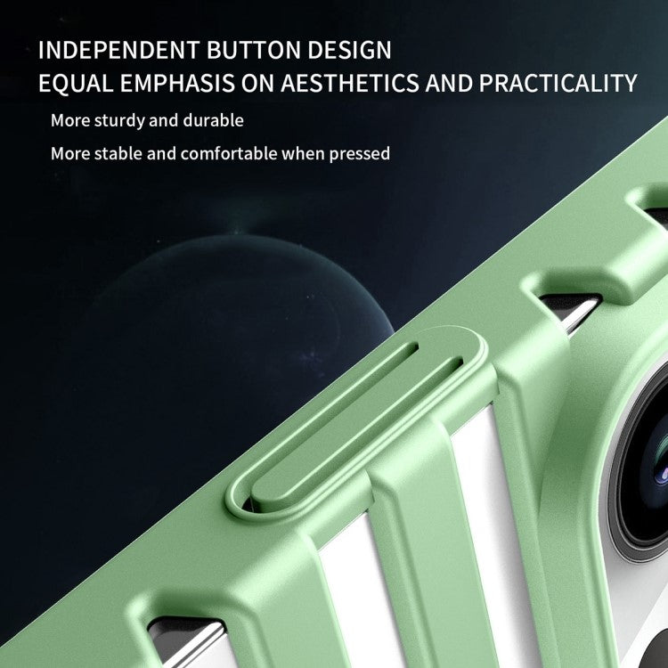 For iPhone 16 Pro Case Compatible with Magsafe Heat Dissipation Drop-Proof PC Phone Cover - Black