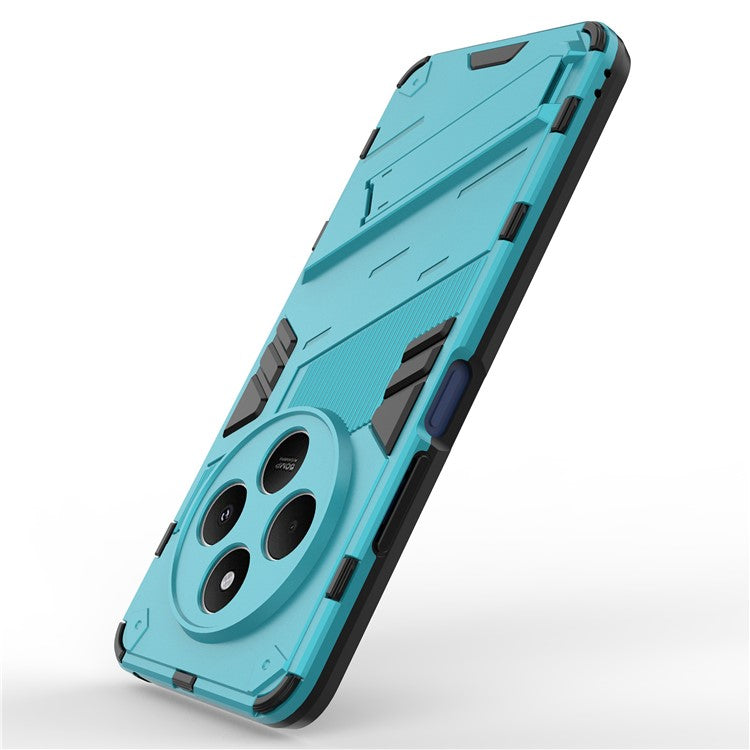 For Xiaomi Poco C75 4G / Redmi 14R 5G / 14C 4G Case PC+TPU Shockproof Phone Cover with Kickstand - Baby Blue