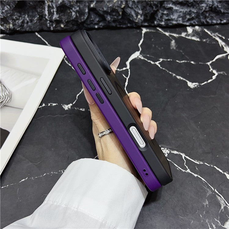For iPhone 16 Plus Case Compatible with MagSafe Skin-Touch Matte Anti-Drop TPU+PC Phone Cover - Wine Red
