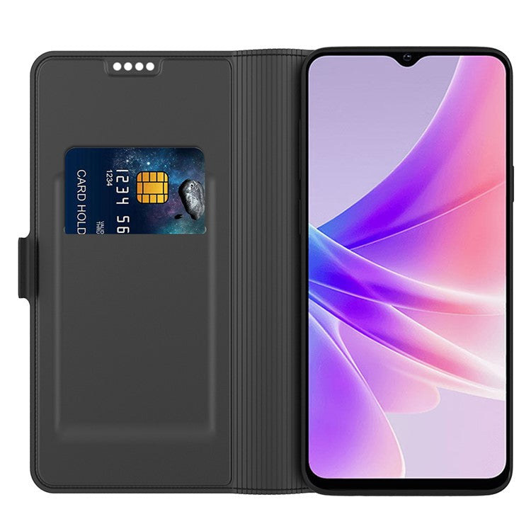 For Xiaomi Poco C75 4G / Redmi 14R 5G / 14C 4G Case Shockproof TPU Inner Shell Leather Phone Cover Card Slot - Black