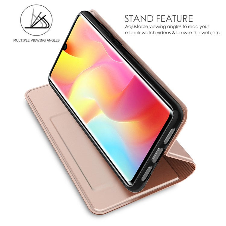 For Xiaomi Poco C75 4G / Redmi 14R 5G / 14C 4G Case PU Leather Phone Cover with Card Holder Stand Magnetic Closure - Rose Gold
