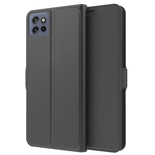 For Motorola Edge 50 Neo 5G / Moto S50 5G / Thinkphone 25 5G Case Shockproof TPU Inner Shell Leather Phone Cover Card Slot - Black