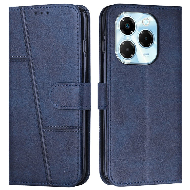 For Infinix Note 40X 5G Case Stand Flip Protective Leather Phone Cover - Sapphire