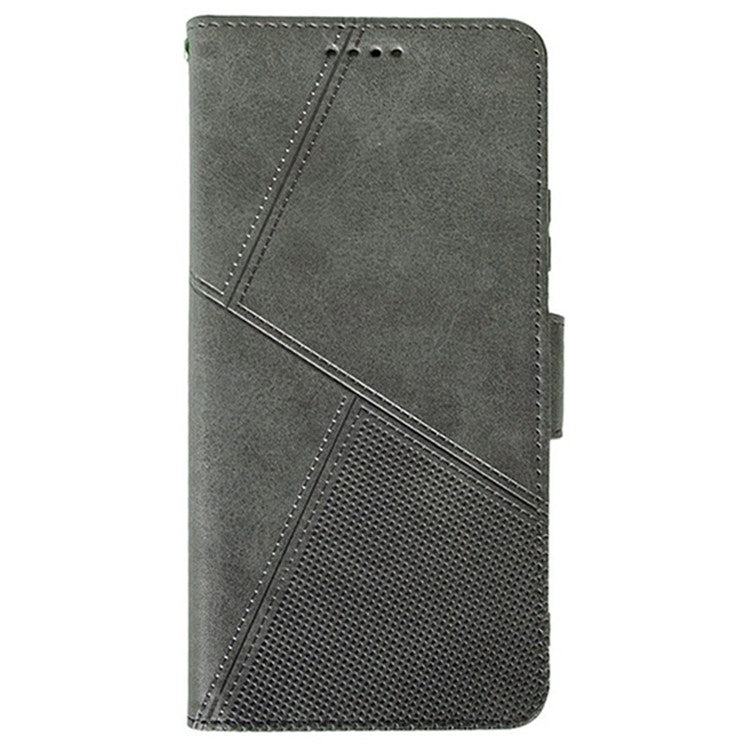 IDEWEI For Motorola Edge 50 Neo 5G / Moto S50 5G / Thinkphone 25 5G Wallet Phone Case Calf Texture Stand Leather Cover - Grey