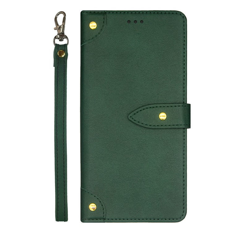 IDEWEI For Google Pixel 9 Pro XL Stand Case PU Leather Phone Cover with Card Slots - Green