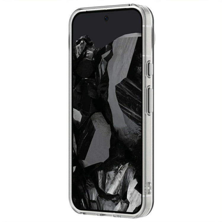 Candy Series For Google Pixel 9 / 9 Pro Case Compatible with MagSafe PC+TPU+PET Anti-Drop Phone Cover - White