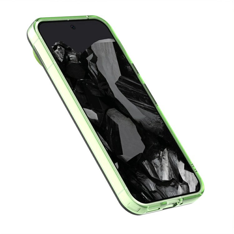 Candy Series For Google Pixel 9 / 9 Pro Case Compatible with MagSafe PC+TPU+PET Anti-Drop Phone Cover - Green