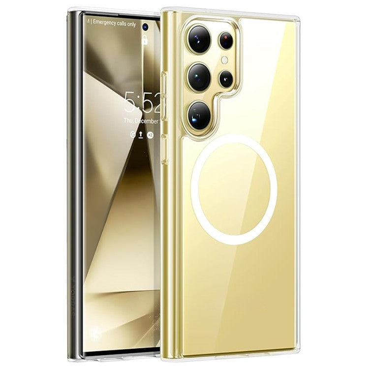 TORRAS For Samsung Galaxy S24 Ultra Case Compatible with MagSafe TPU Phone Cover, Transparent