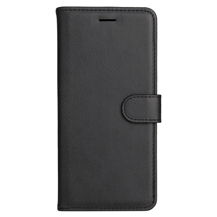 KT Leather Series-2 for Oppo A3x 4G / 5G (India) / A3 4G / 5G / A60 5G / A40 4G / A40M 4G Case Solid Color Leather Phone Cover Wallet Stand - Black